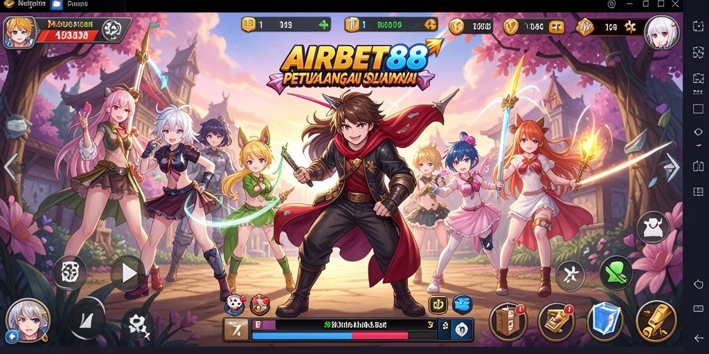 Tampilan menarik dari gameplay Anime yang mengasyikkan.