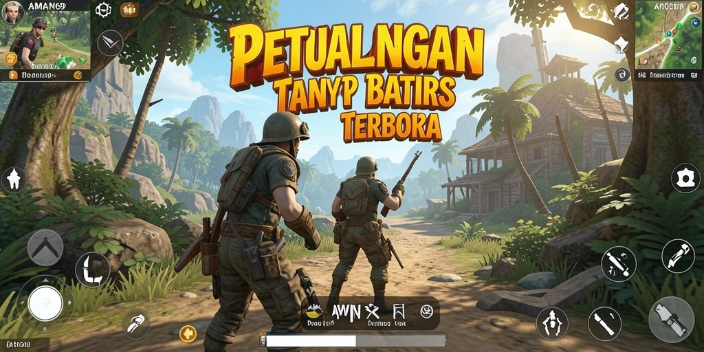Tampilan gameplay AMAN69 yang menampilkan dunia terbuka yang menakjubkan.