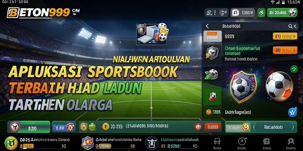 Tampilan gameplay BETON999 saat memasang taruhan olahraga.