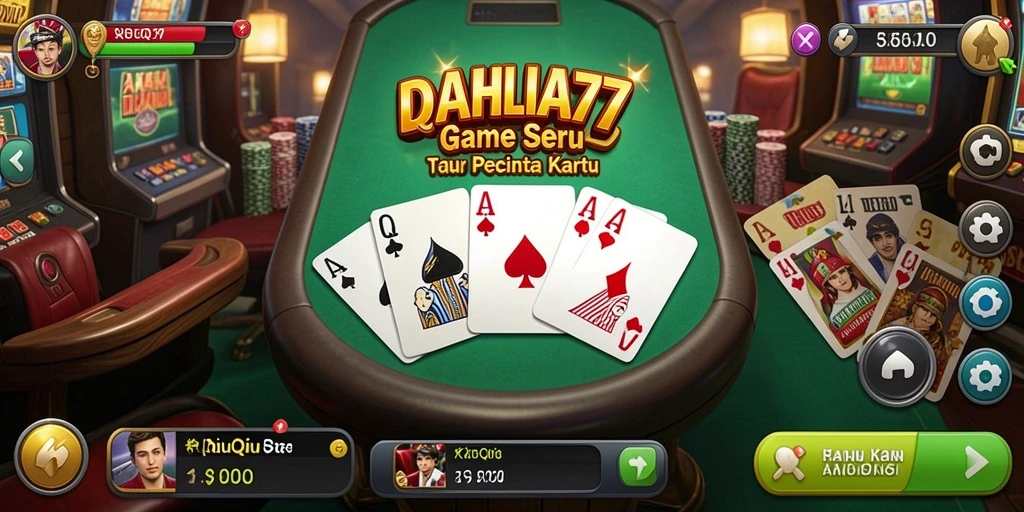 Screenshot gameplay QiuQiu dari DAHLIA77 yang menampilkan momen seru.