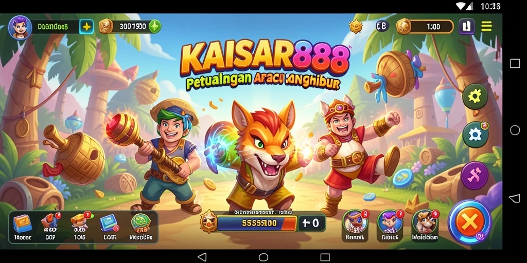Tampilan gameplay seru dari KAISAR888 yang menantang.