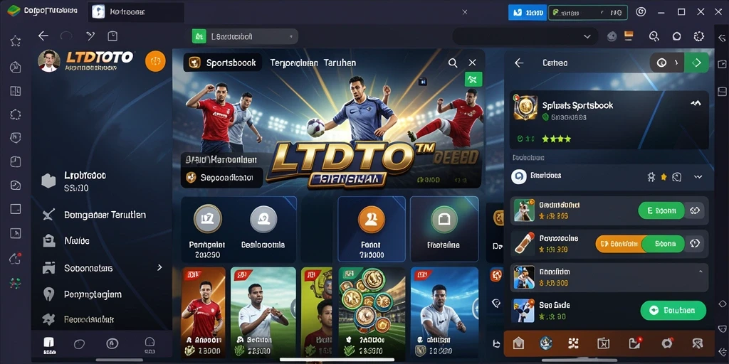 Tampilan menarik LTDTOTO dalam bermain taruhan Sportsbook.