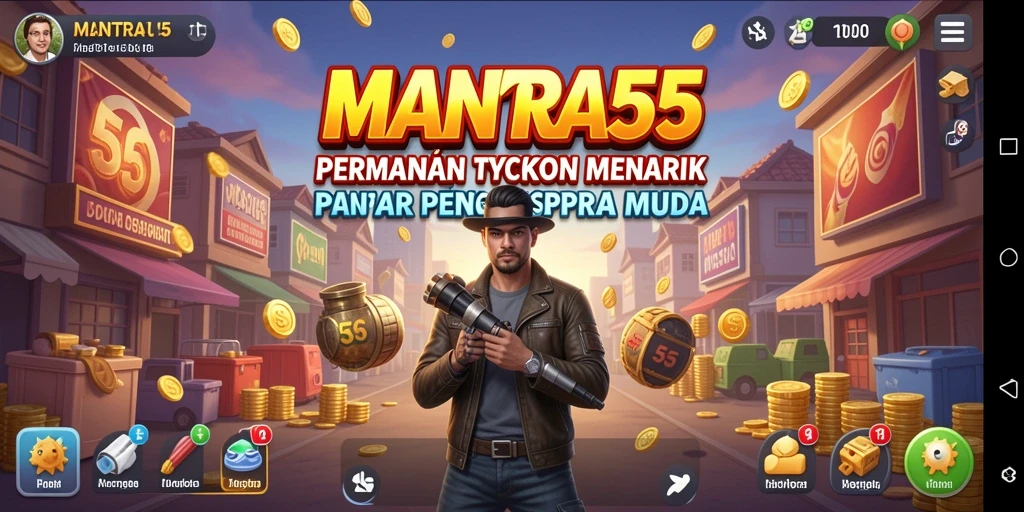 Tampilan permainan Tycoon yang menarik dan interaktif.