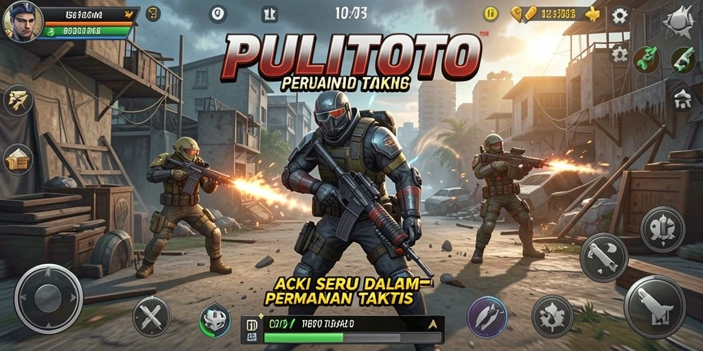 Screenshot gameplay PULITOTO yang menampilkan aksi mendebarkan.