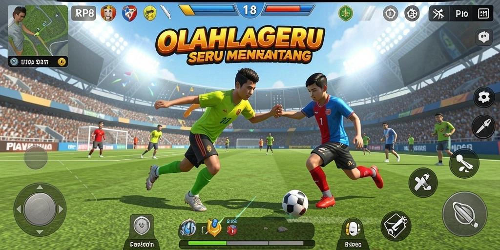 Tampilan gameplay RP8 yang menarik dan realistis.