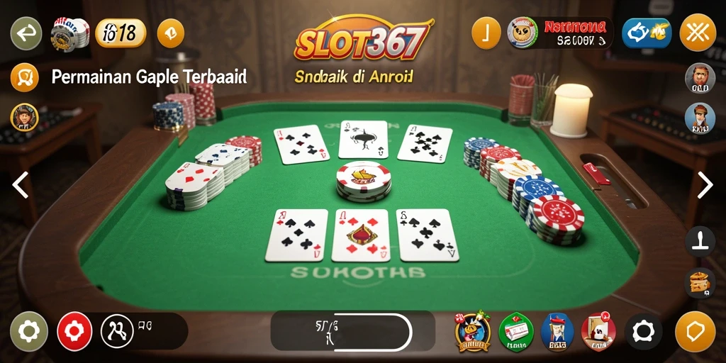Tampilan gameplay seru dari permainan Gaple SLOT367.
