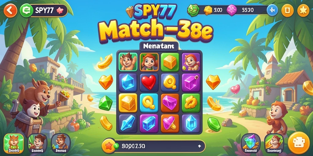 Tangkapan layar gameplay seru di SPY77 dengan grafis menawan.