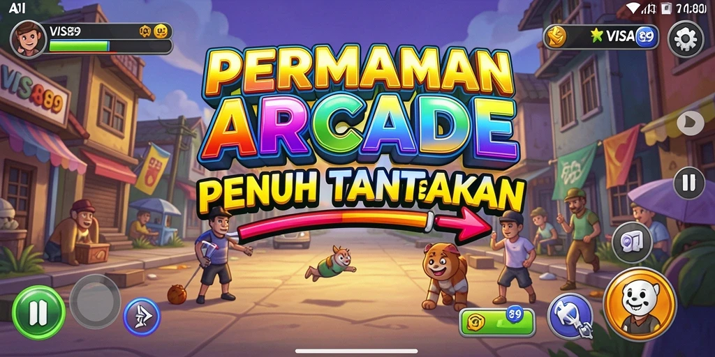 Tangkapan layar utama gameplay <strong>VISA89</strong> yang seru dan menantang.