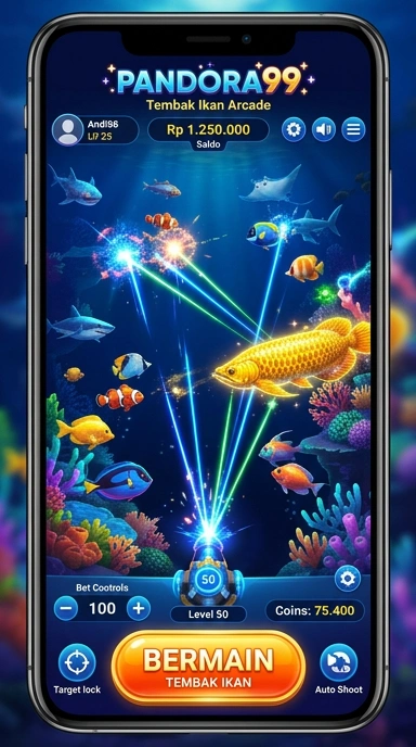 Screenshot aplikasi pandora99 dengan navigasi yang intuitif.
